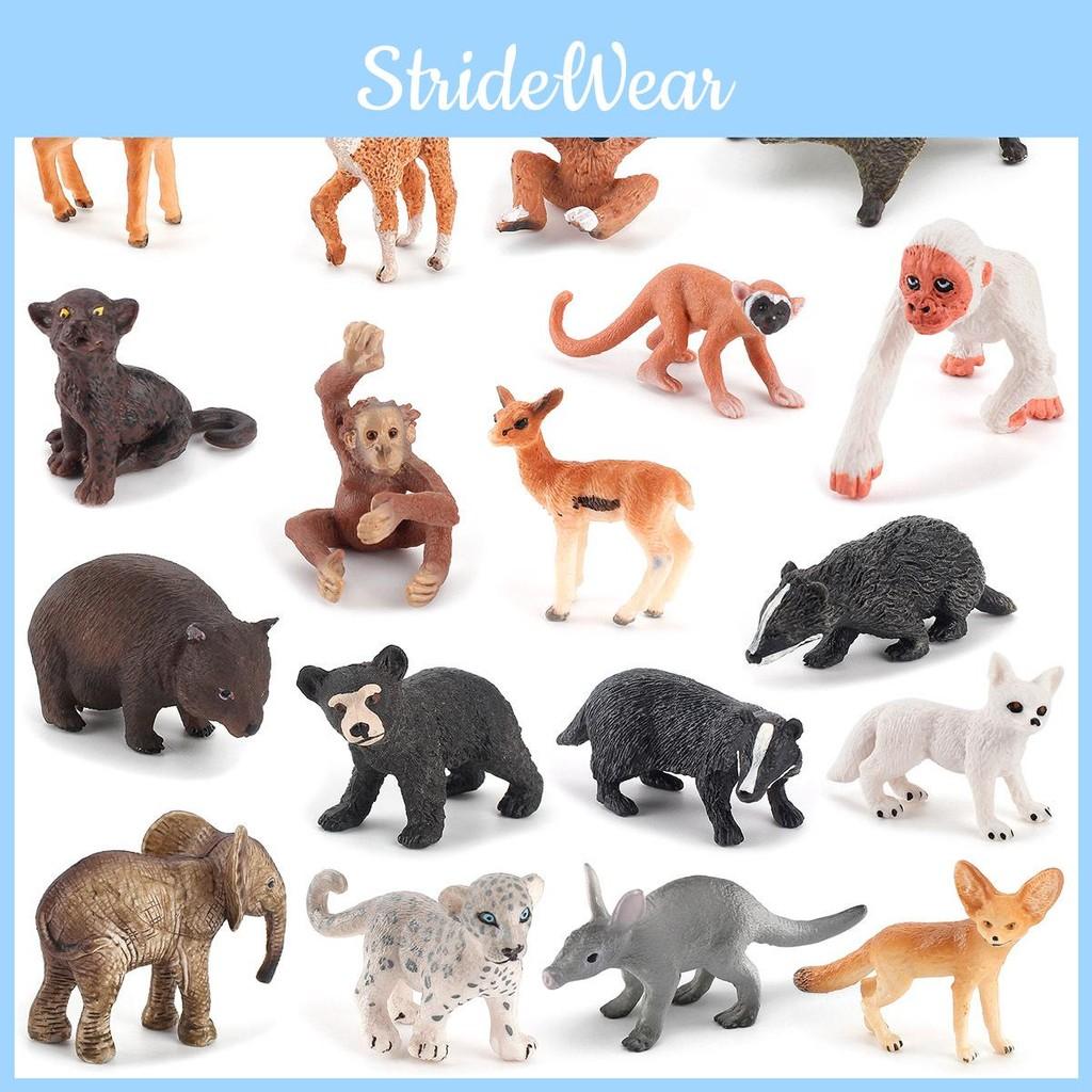 Realistic Badger Deer Animal Action Figures Pvc Toy For Childrens Decor Learning