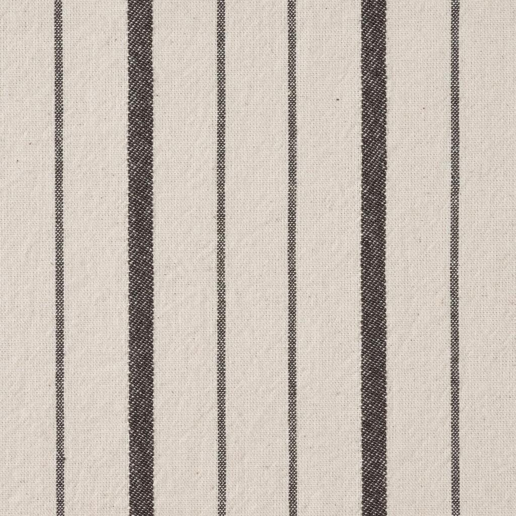 MUJI Washed Cotton Cushion Cover, 43 X 43 Cm, Natural Stripe