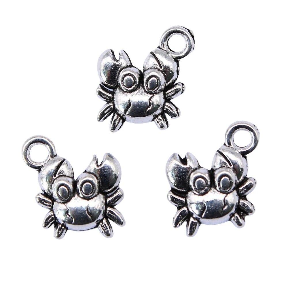 Crab Dried Shrimp Charms Bag Charm Cute Accessories For Jewelry