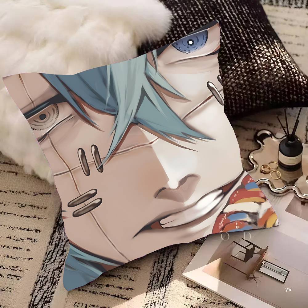 Anime Jujutsu Kaisen Mahito Pillow Case Square Pillow Bedroom Sofa Leisure Comfort Cushion Car Home Decoration