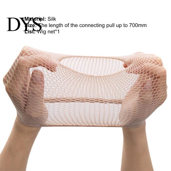 Natural Looking Wig Net Anti-Falling Washable Silk Caps Closed End Fishnet Mesh for Home