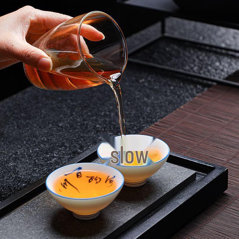 Hand-Painted Douli Kung Fu Teacup Set