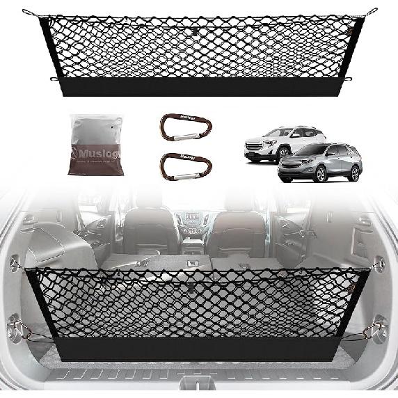 Muslogy Truck Bed Cargo Net Compatible With Honda Ridgeline 2017-2024 2025 Accessories Storage Organizer Pickup Truck Bed Envelope Style Cargo Net