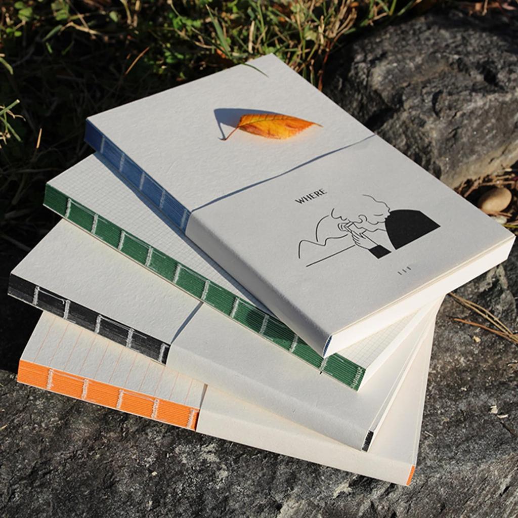 Neo smartpen Compatible N Notebook and A5 Plain Stylish Notebook (Write Digital) Thread-bound [FIKIDIA Writer's Note] [Black/Things/Plain] NC-P0246A