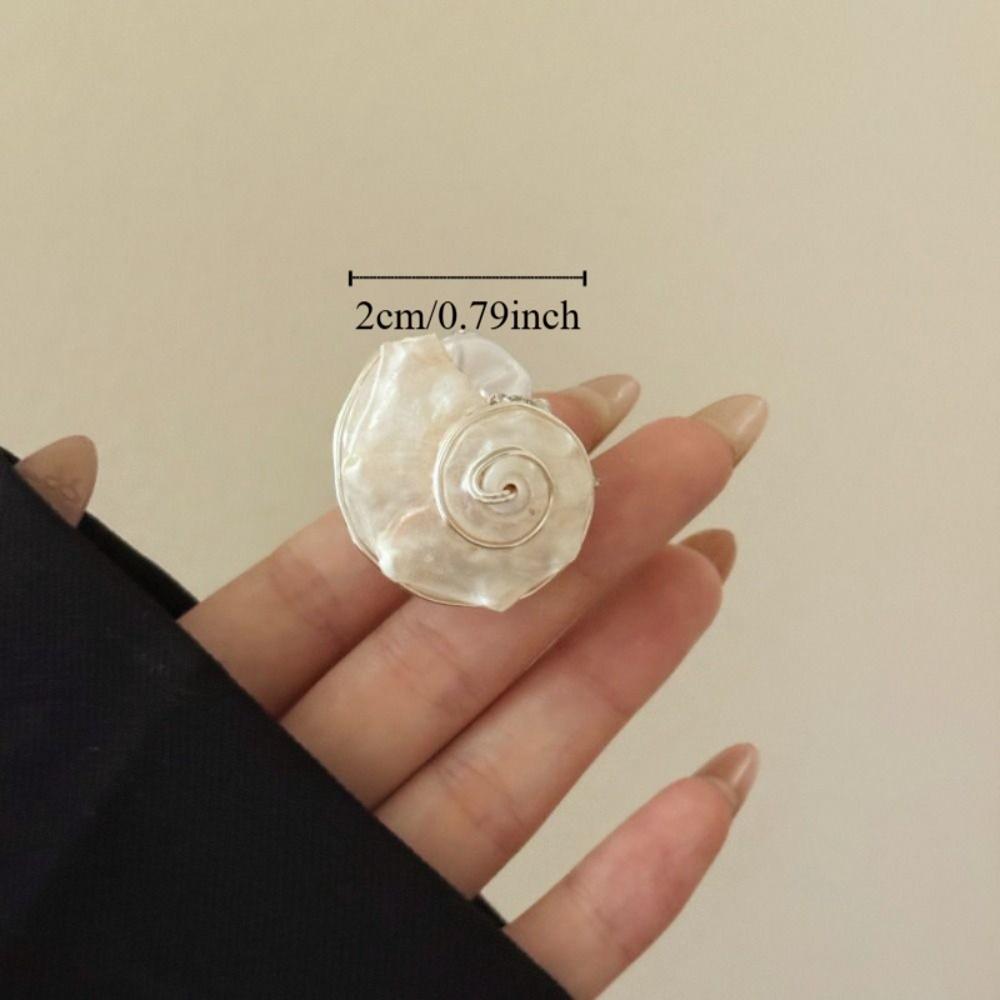 Korean Style Shell Snail Ring Jewelry Accessories Bohemia Finger Ring Ocean Animal Ring Couple