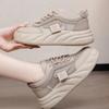 Breathable mesh little white women's shoes bread shoes thick sole versatile and high soft baseplate women's shoes