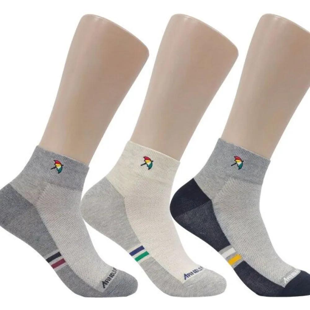 [Arnold Palmer] Men s Casual Mesh Ankle Socks 3 Pairs AP5653 FREE