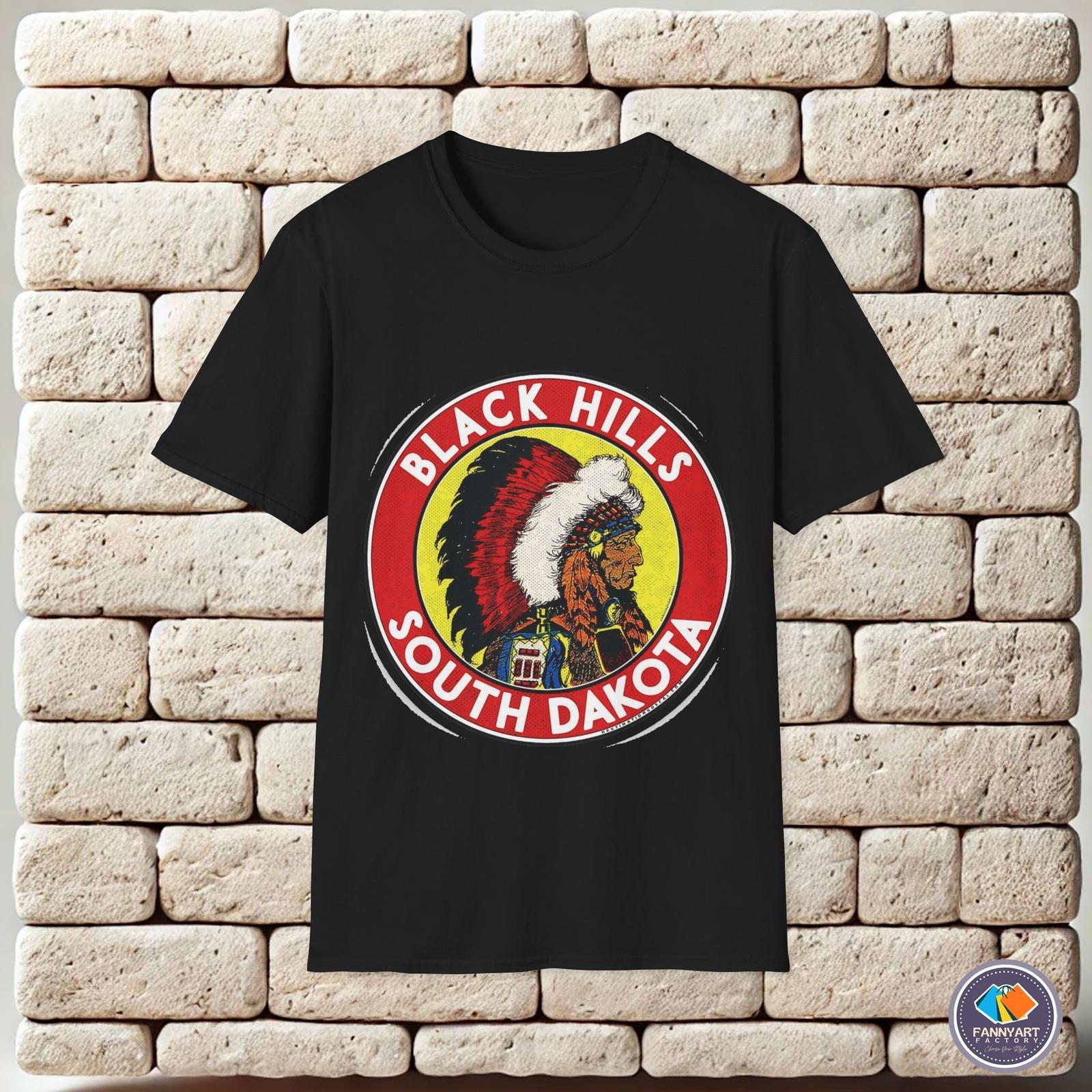 Black Hills South Dakota Unisex T-Shirt XXXL