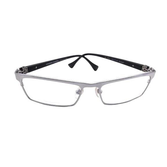 RSINC Full Rim Frame/Eyeglass/Spectacle, Optical, for Men and Silver Black WP-S 56-17-141 SUGAT