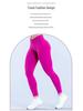 European and American Colorful Seamless Hip-lifting Yoga Leggings for Fitness