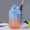 1500/2300/3780ml Large Capacity Ergonomic Handgrip Water Bottle Food Grade Leak-proof Lid Big Water