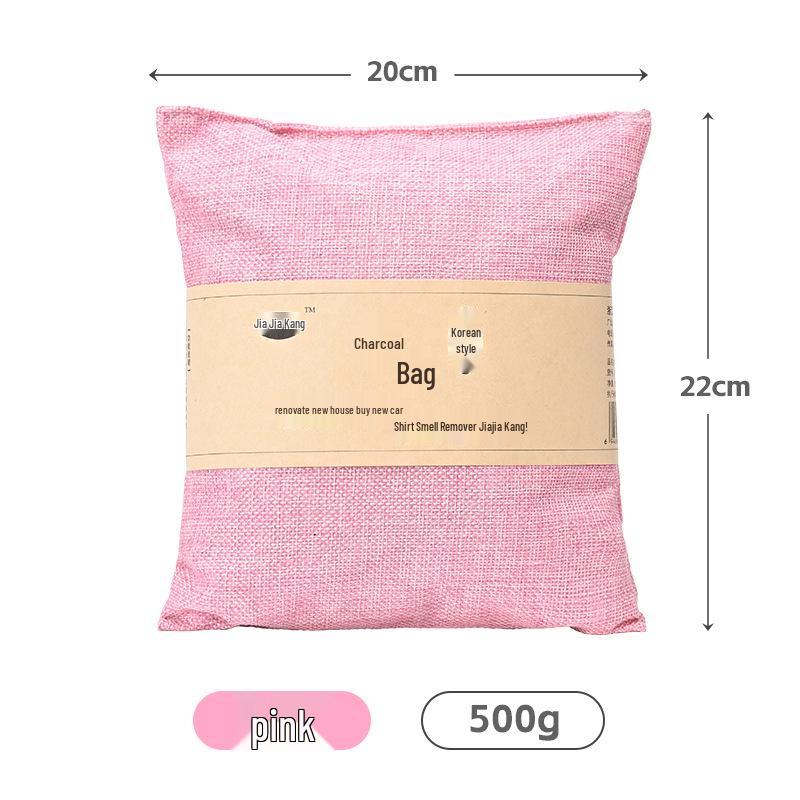 Bamboo Charcoal Bag for Car Odor & Formaldehyde Removal - 200g Activated Carbon Bag