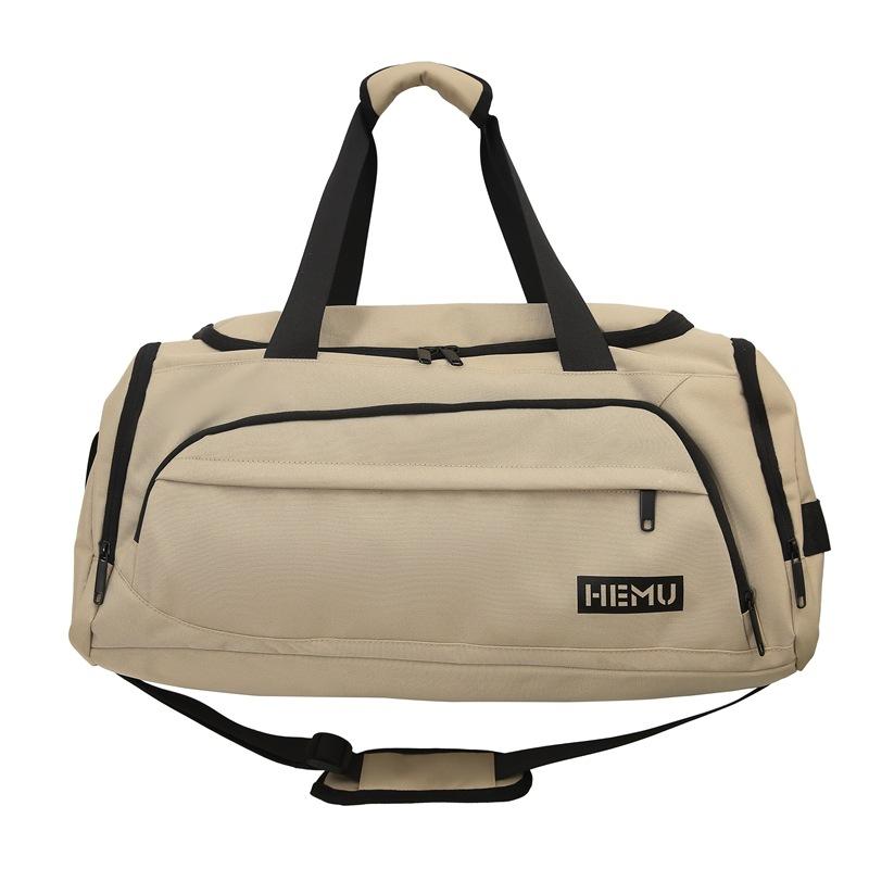 Couple Model Wet and Dry Separation Trendy and Cool Fitness Bag for Going Out for Fun Large Capacity Shoes with Silo Travel Bag for Tying Rod