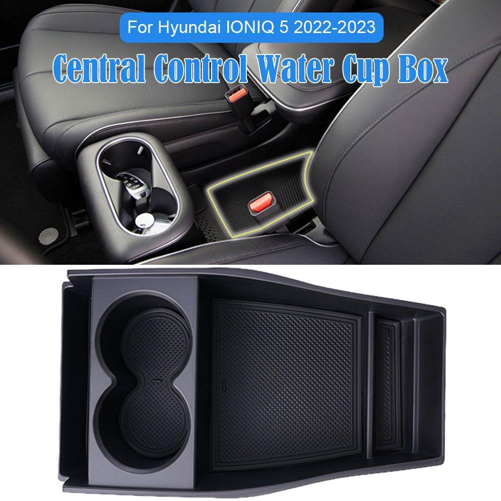 

ABS Black Center Console Storage Box Organizer Tray For Hyundai IONIQ 5 2024+ Torage Box Organizer Tray Car Slit Filler