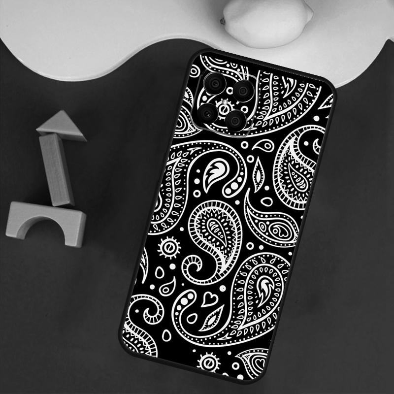 Bandana Paisley Pattern Art Case For Honor Magic 7 Pro 5 6 Lite Honor 200 Pro 50 70 90 X9a X8a X8 X9 X8b X9b X9c Cover