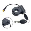 Ignition Lock Scooter Key Switch Daily Commute Black Secure Ignition Switch For Scooter 3-pin Secure Connection