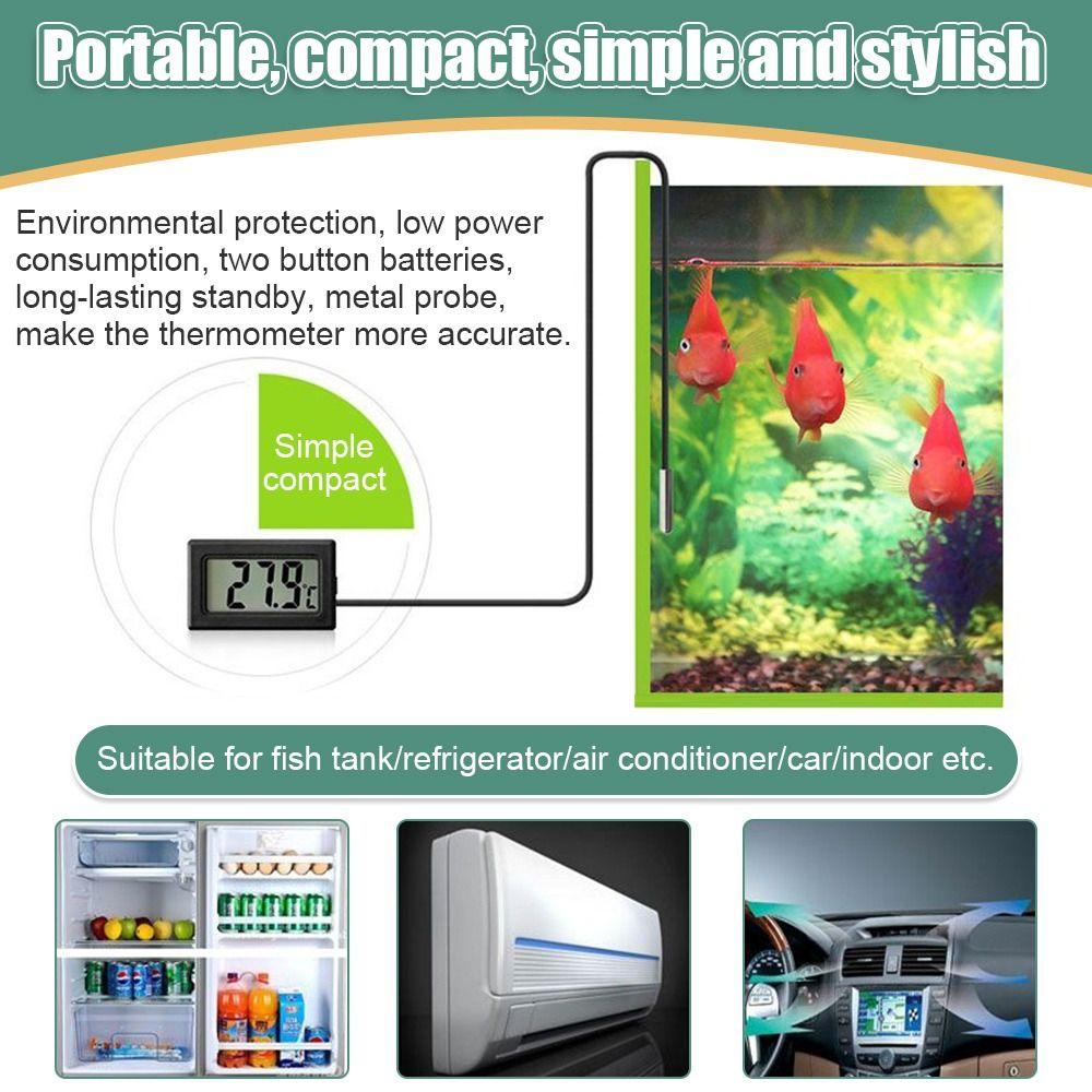 Aquarium Digital Thermometer Temperature Sensor Temperature Tester Electronic Thermometer
