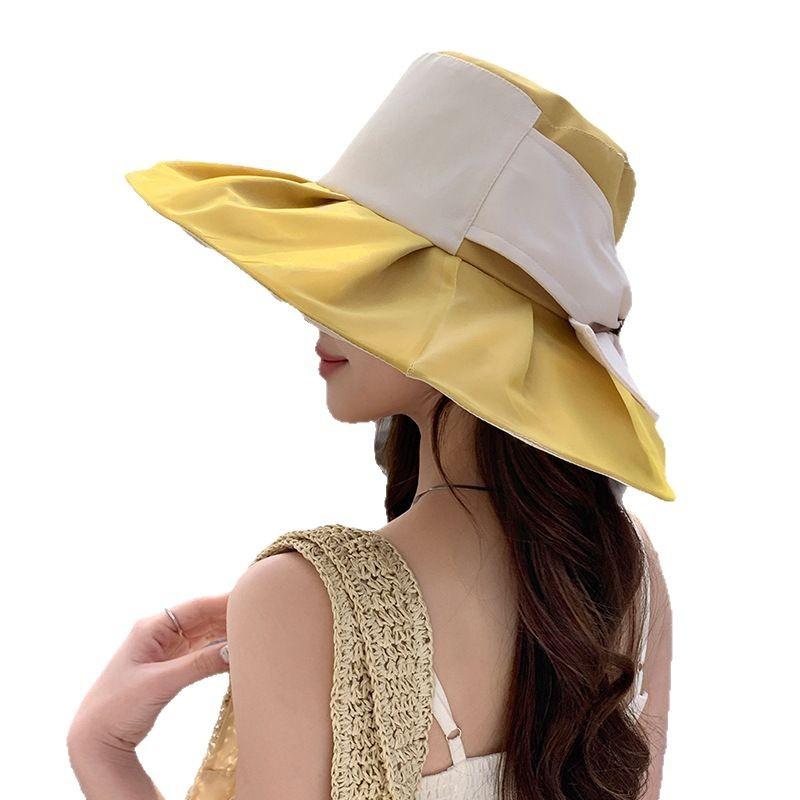 Extra Large Brim Versatile Face Covering Hat UV Ray Face Covering Hat Outdoor Large Brim Shows Small Face