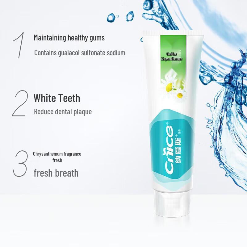 Nice Cool Ice Chrysanthemum Toothpaste 4-Pack