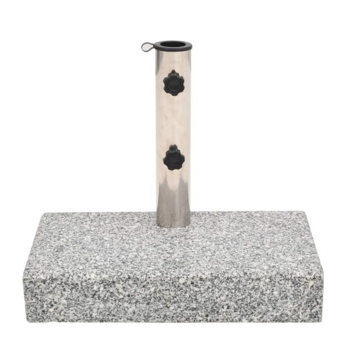 VidaXL Socle de parasol Granite rectangulaire 25 kg