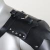 1 Set Renaissance Medieval Viking Belt and Wristguards and Shoulder Cape Halloween Christmas Cosplay Costume