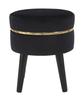 Hocker Paris Schwarz Cm Ø 35X40,5