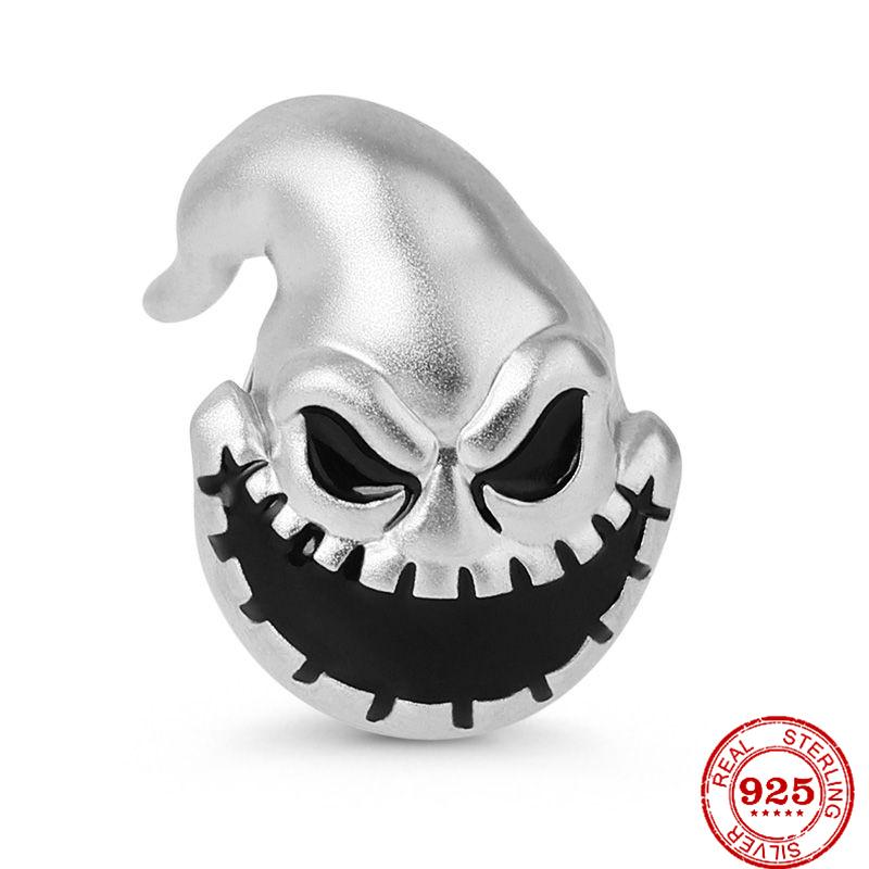 New Copper Skull Extraterrestrial Charm Of Ley Chain Bead Fit Original Bracelet Accessories Diy Women Jewelry