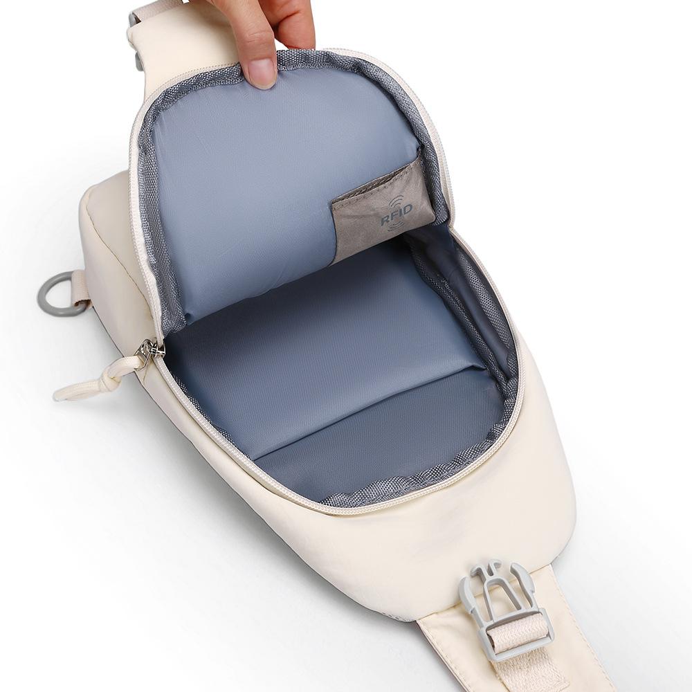Korean version of casual fashion breast bag large capacity outdoor sports messenger bag versatile trend commuter shoulder bag