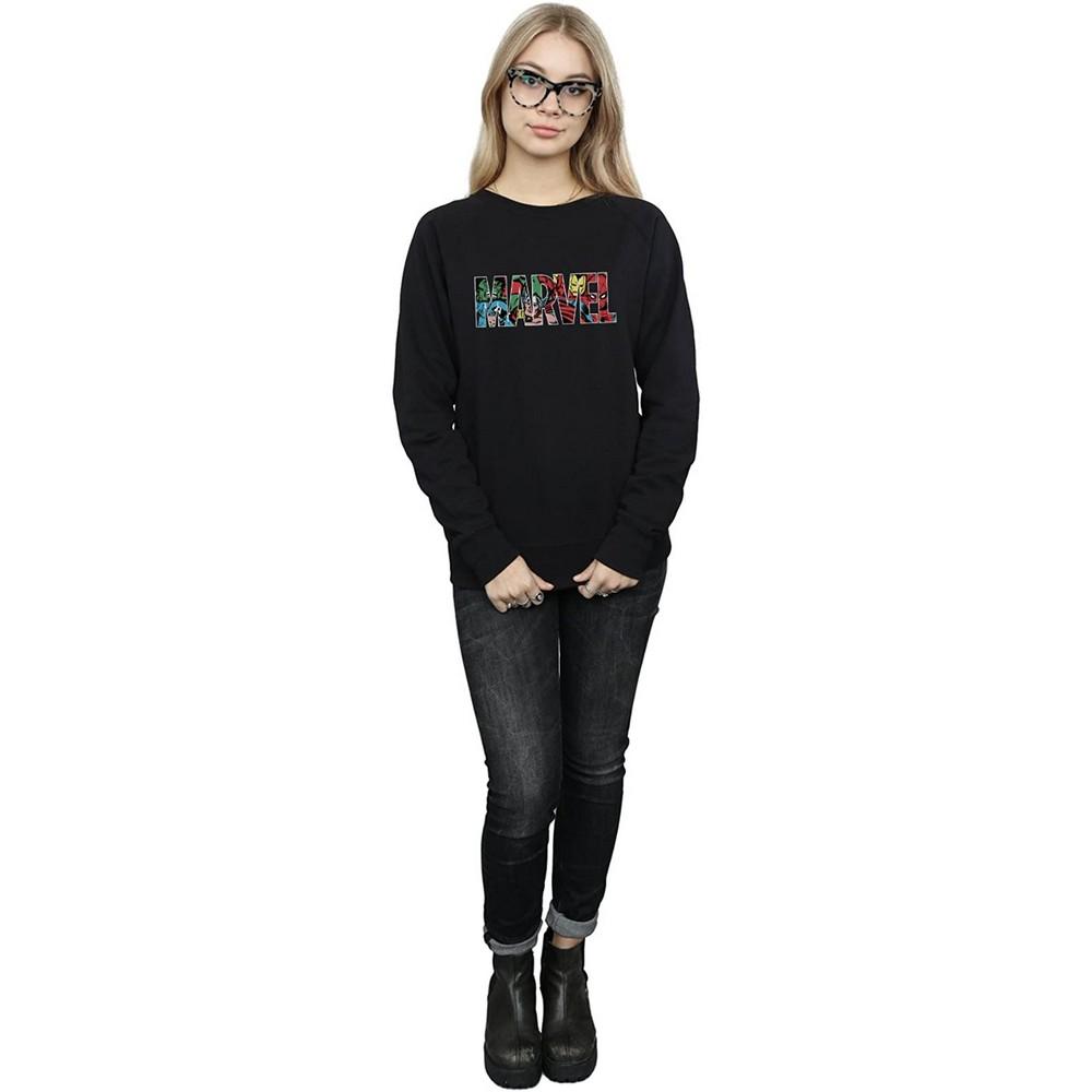 Marvel Comics Damen Infill Logo Sweatshirt