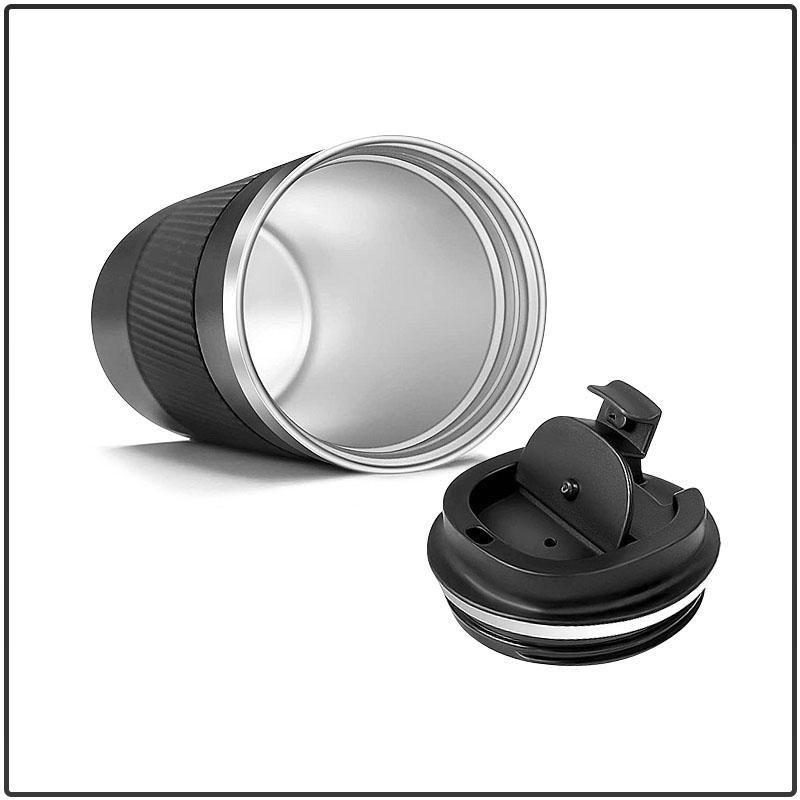 500ml Edelstahl Kaffeebecher Thermosbecher Tragbarer Reise Thermobecher Für Volkswagen Lavida POLO Tiguan Passat Golf EOS Scirocco Jetta Bora