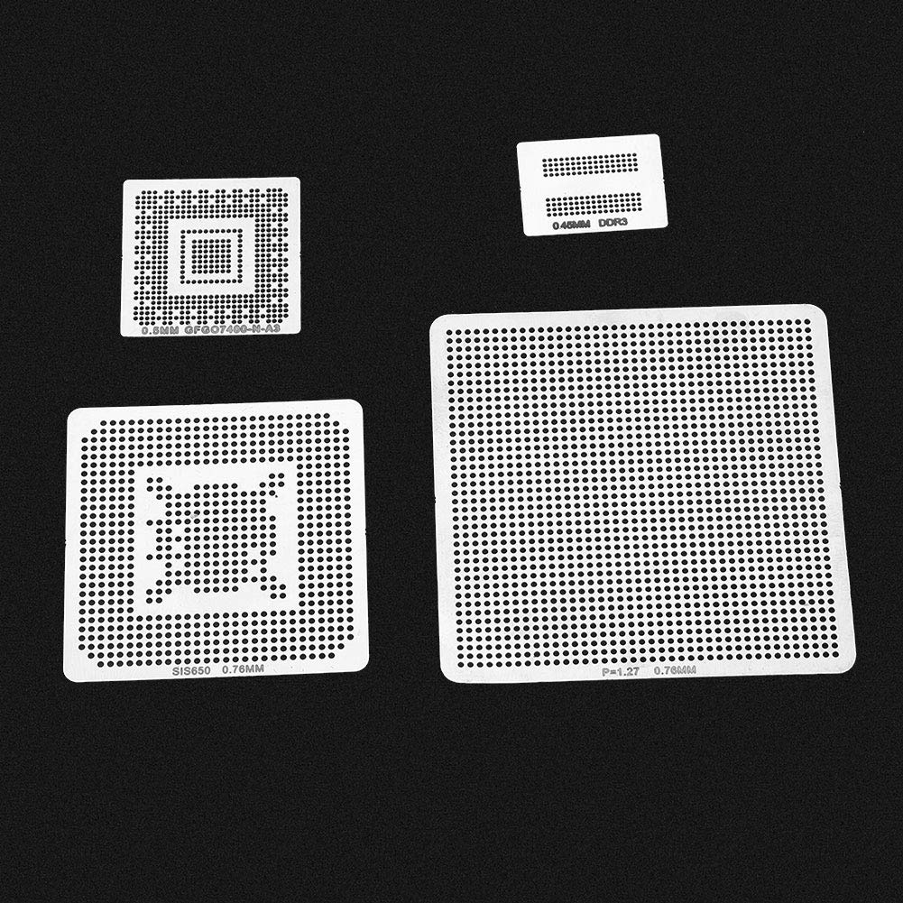 BGA Stencil Stainless Steel BGA Reballing Laptop Direct Heat Control Molding, Stencil,