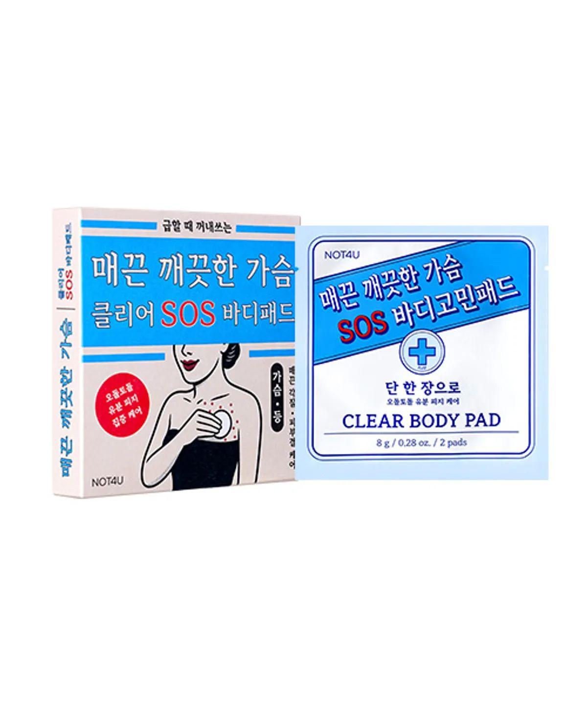 Clear SOS Body Pads 10-Pack