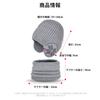 ZVCXOE Knit Beanie Winter Warmth with Ear Warm Stretchy Slimming Perfect for Fits Head Circumferences Gray 2-Piece Set, Flaps, Fleece-Lined,