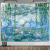 Claude Monet Lilia Wodna Obraz Olejny Gobelin Wiszący na Ścianie Estetyczny Wystrój Pokoju Dzieło Sztuki Gobelin Krajobrazowy Dekoracja Sypialni