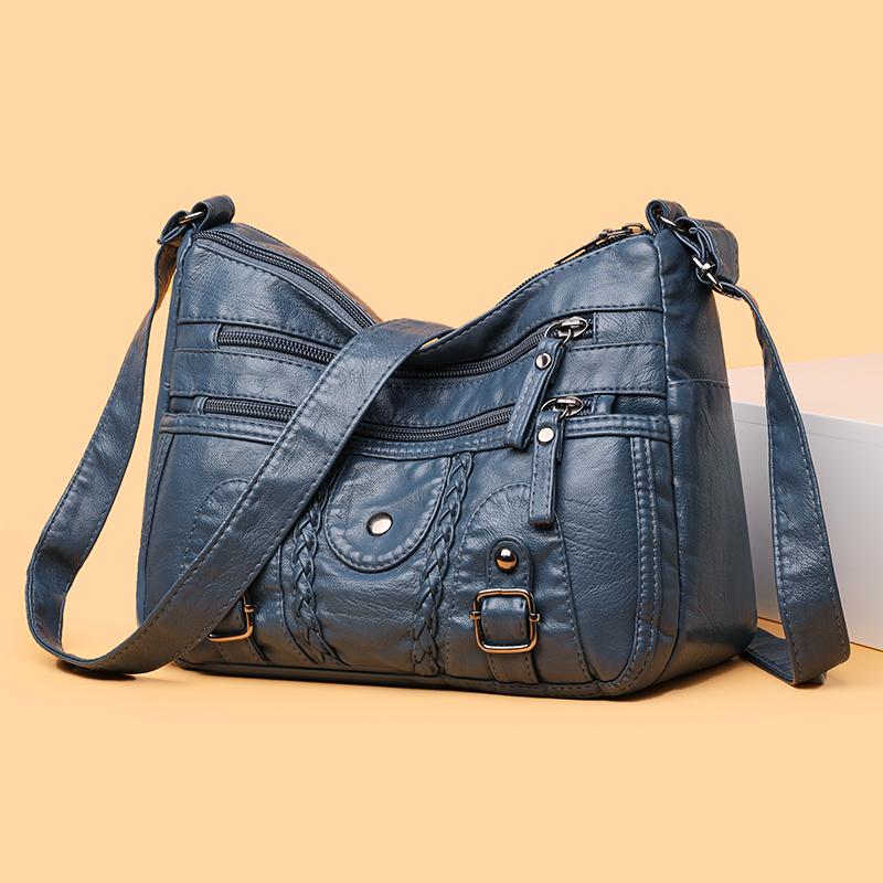 Women's Multi-Layer Large Capacity Lightweight Middle-Aged and Elderly Mother Bag Crossbody Bag