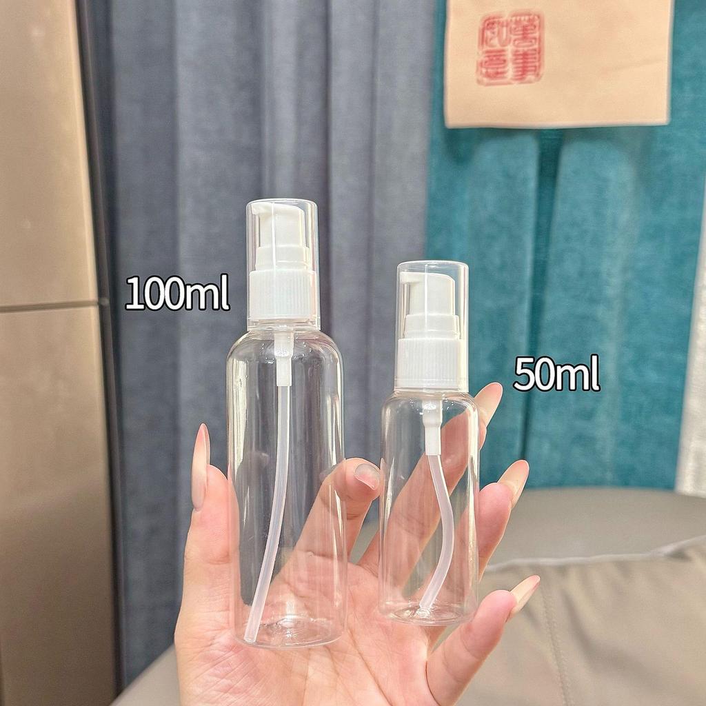 Portable Refillable Dispenser Bottle for Lotion, Toner, Shampoo, Shower Gel, Hand Soap, and Cosmetics.