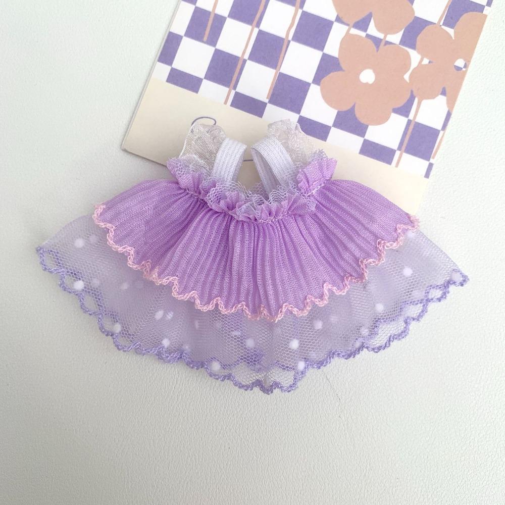 Cotton Princess Dress Plush Dolls Clothes for 15cm Cotton Doll/EXO Idol Dolls Clothes Decoration