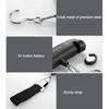 50 Kg Luggage Weight Scale, Large LCD Display with Backlight,  -Life Battery Included, Metal Construction, Silver