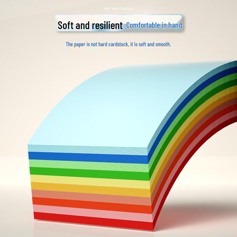 Deli A4 80gsm Light Blue Colored Copy and Craft Paper