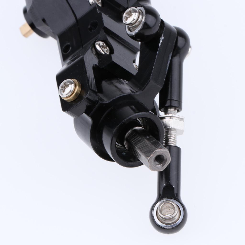 RC auto kovová přední středová zadní náprava pro příslušenství vojenských nákladních vozidel WPL 4/6WD