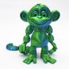 Stampa 3D Scimmia Artigianato Figura Multi-articolato Mobile Divertente Astratto Per Casa Scrivania Decorazione Statua Animali Bambini Regalo Unico