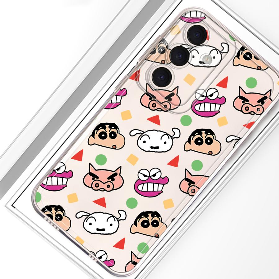 Cute Crayons Shinchan Phone Cover Case for Samsung Galaxy A54 A15 A55 A23 A14 A16 A26 A24 A33 A52 A36 A13 A34 A35 A56 A50 A25