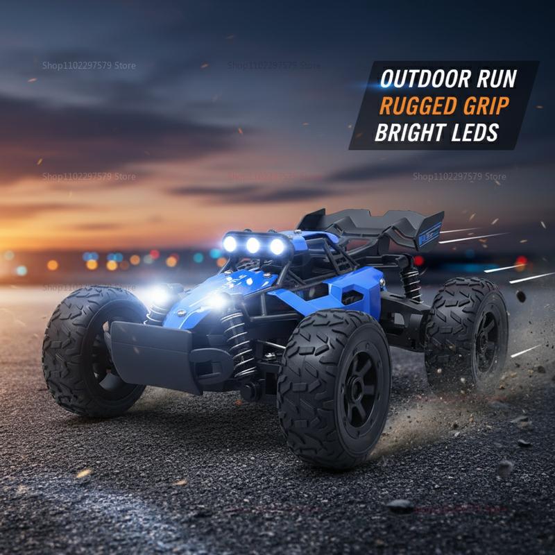 2026 New Alloy RC Car 1:32 2.4G Model With LED Light 2WD Off-road Remote Control Climbing Vehicle Outdoor Drift Car Kid Gift Toy