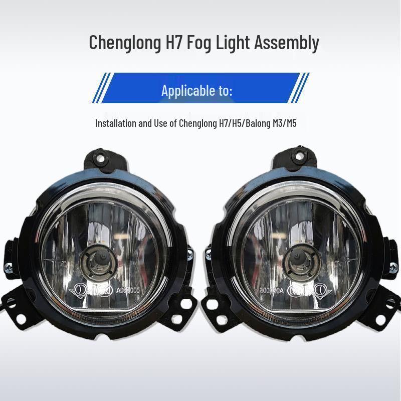 Liuqi Chenglong Front Fog Light/Anti-Fog Light Assembly for H7H5T7T5M3L3L2 Fog Light - Passenger Side Right
