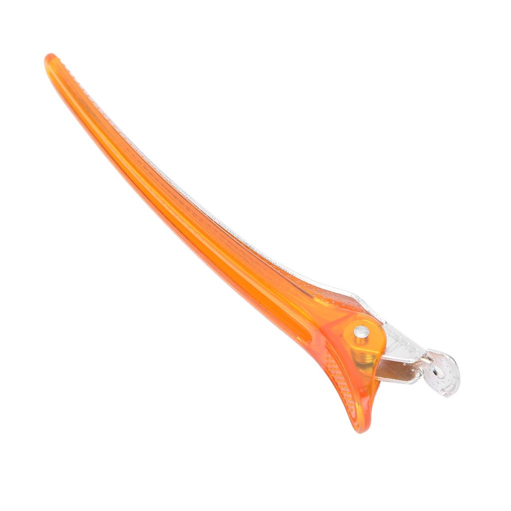 10pcs Salon NonSlip Styling Sectioning Clip Portable Duckbill Hair Clip Hairdressing Tool(Orange )