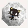 1pc Black Cat Pattern Umbrella with Plastic Handle,Suitable for All Seasons Home Travel Outdoor UmbrellaSanlio349