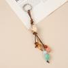 Retro Handcrafted Resin Keychain With Star Pendant For Girls And Bag Accessories