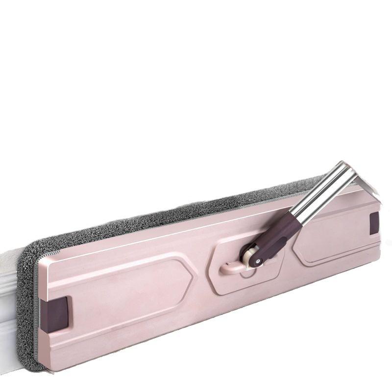 Mop płaski podwójnego zastosowania bez użycia rąk: Suchy i Mokry Chłonny Mop Domowy