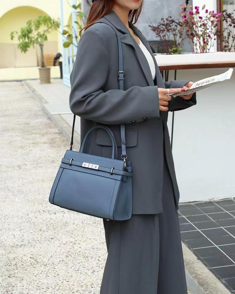 Women's Cowhide Kelly Birkin Shoulder & Crossbody Handbag