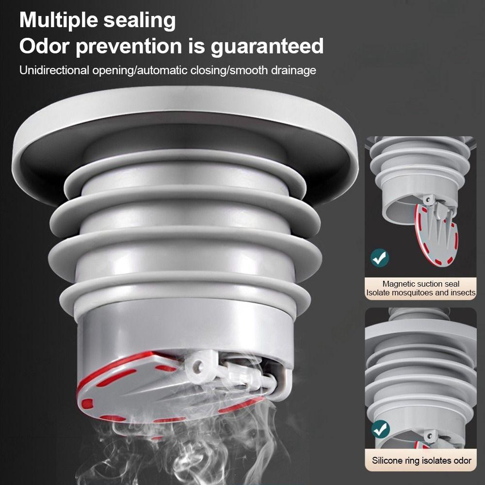 Useful Silicone Water Drains Connector Anti-odor Leakage Protection Floor Drain Seal Ring Sewer Pipe Plug Bathroom